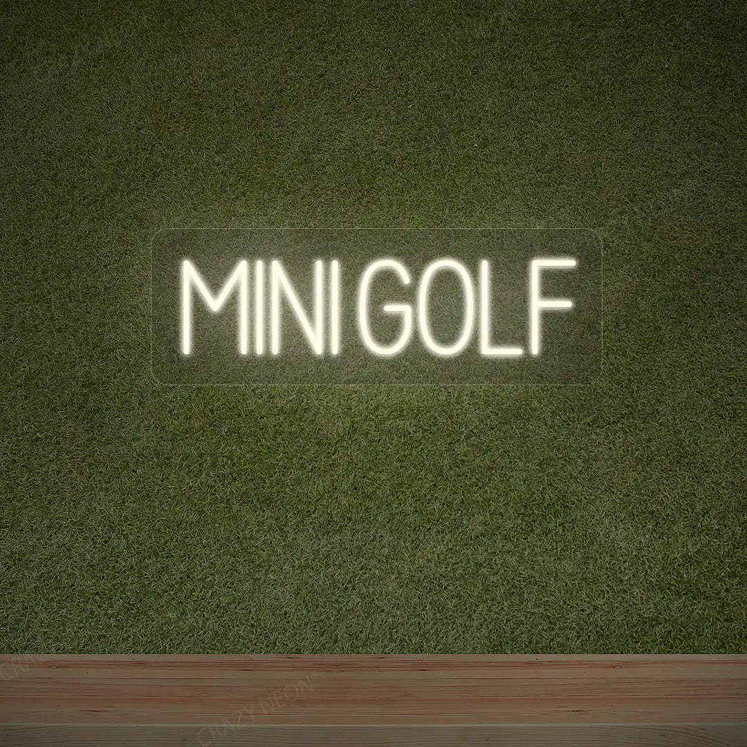 Mini Golf Neon Sign | Warmwhite