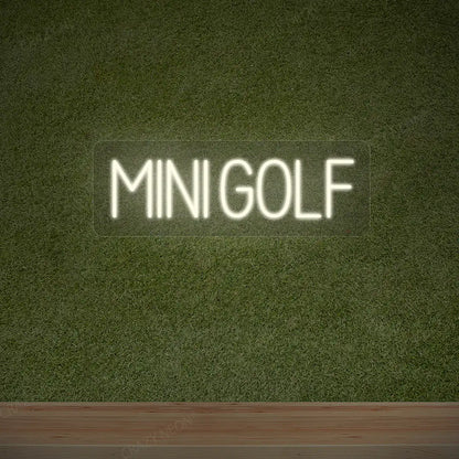 Mini Golf Neon Sign | Warmwhite