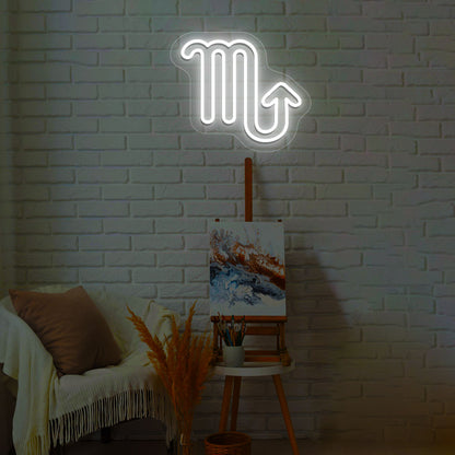 Scorpio Zodiac Neon Sign | CNUS013442 | White