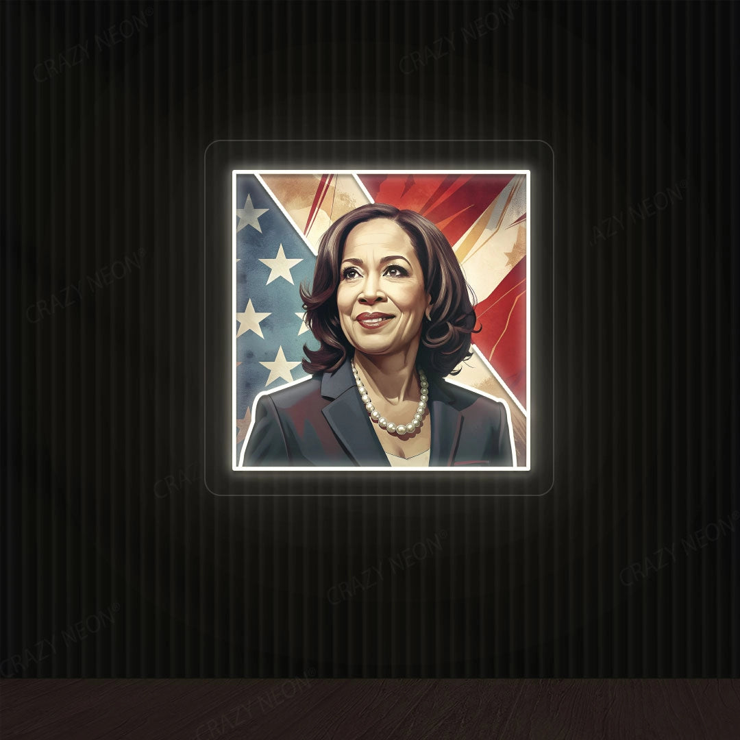 Kamala Harris For President Neon Sign