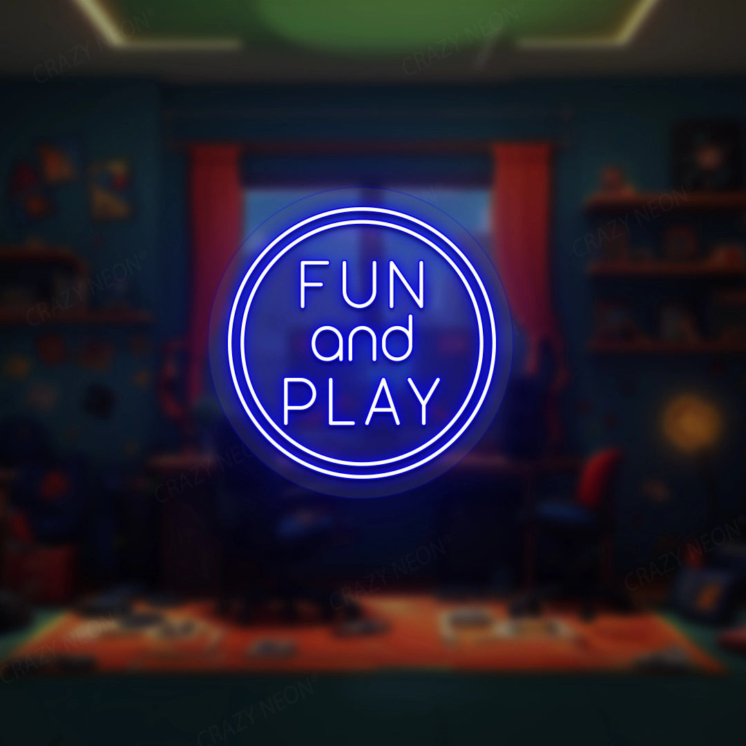 Fun n Play Neon Sign | Blue