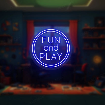 Fun n Play Neon Sign | Blue