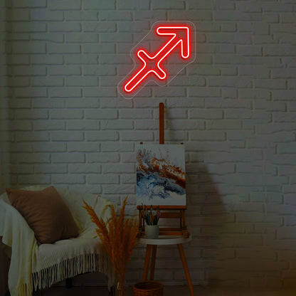 Sagittarius Zodiac Neon Sign | CNUS013522 | Red