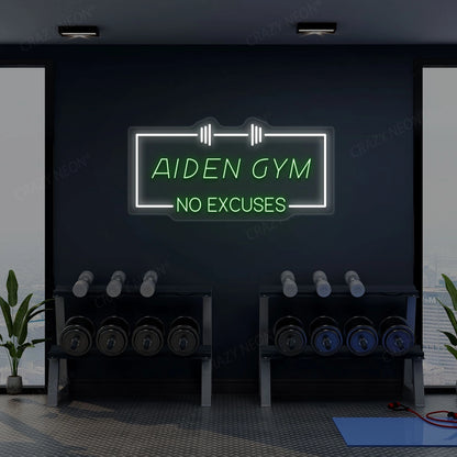 Personalized Gym Neon Sign