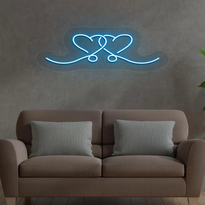 Heart String Neon Sign