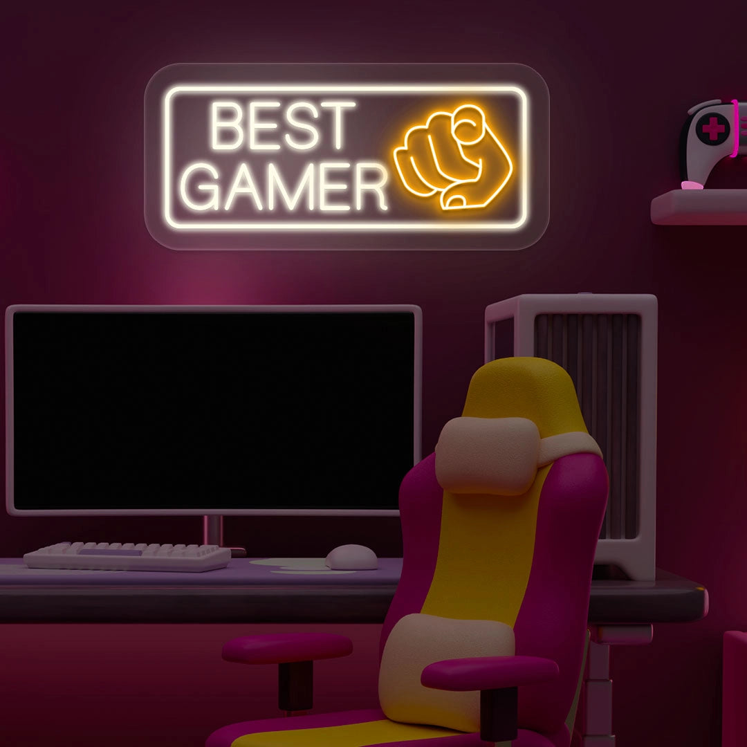 Best Gamer Neon Sign | Warmwhite