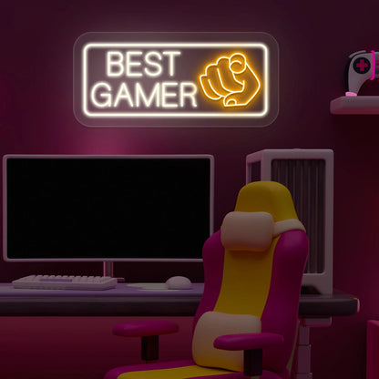 Best Gamer Neon Sign | Warmwhite