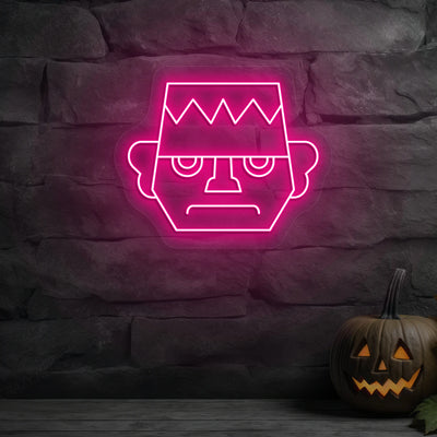 Frankenstein Neon Sign | Pink