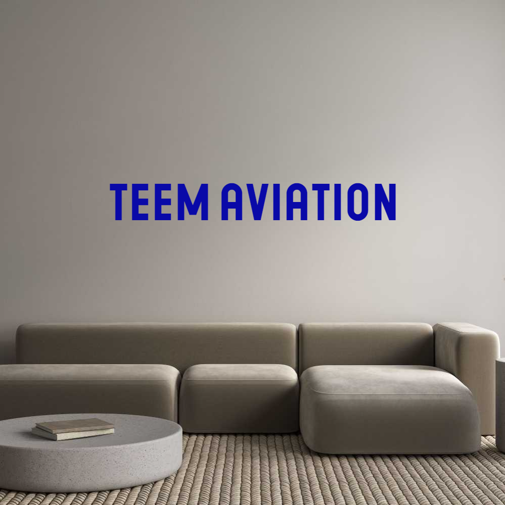 CN Acrylic Letter: TEEM AVIATION