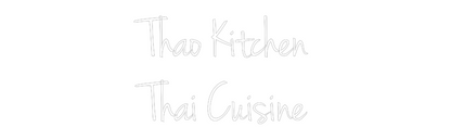 CN LED NEON: Thao Kitchen ...