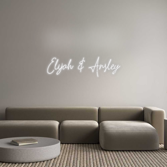 CN LED NEON: Elijah & Ansley