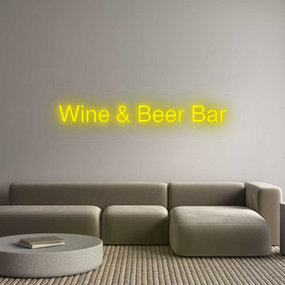CN LED NEON: Wine & Beer Bar