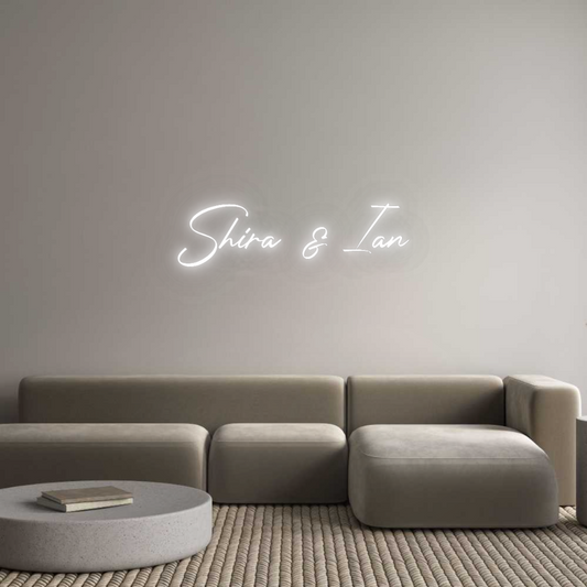CN LED NEON: Shira & Ian