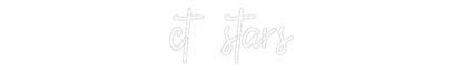 CN LED NEON: ct stars