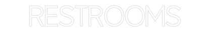 CN LED NEON: RESTROOMS