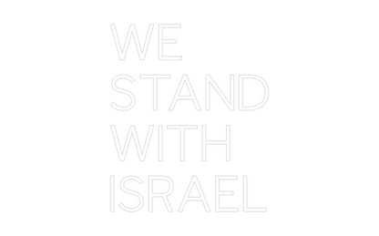 CN LED NEON: WE 
STAND
W...