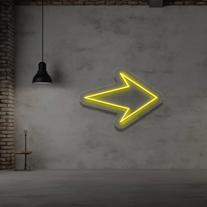 Right Arrow Neon Sign