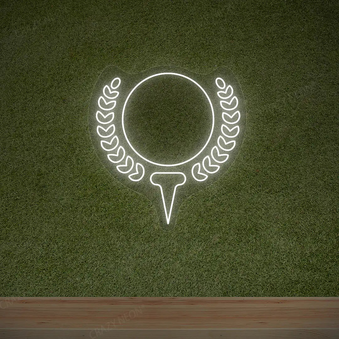 Golf Ball Neon Sign | Warmwhite