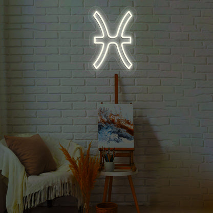 Pisces Zodiac Neon Sign | CNUS013601 | Warmwhite