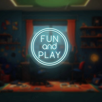 Fun n Play Neon Sign | IceBlue