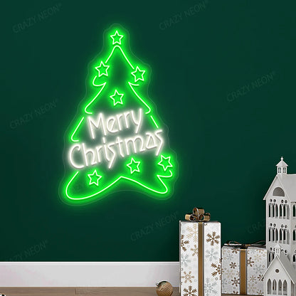 Christmas Tree Neon Sign | Warmwhite