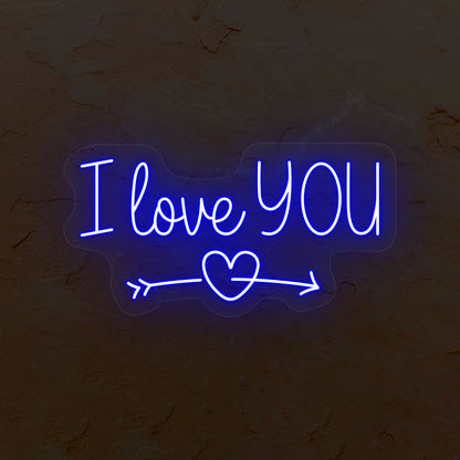 I Love You Neon Sign