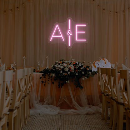 Initials Personalized Neon Sign | CNUS012217