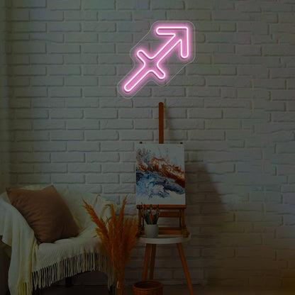 Sagittarius Zodiac Neon Sign | CNUS013522 | Pink