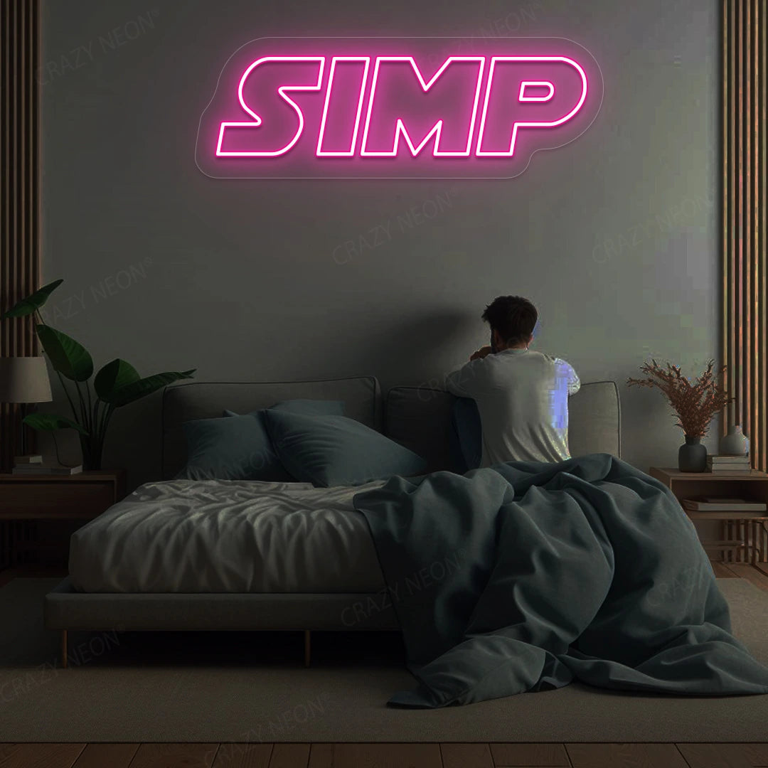 SIMP Neon Sign | Pink