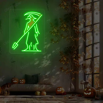 Plague Doctor Neon Artwork | Green