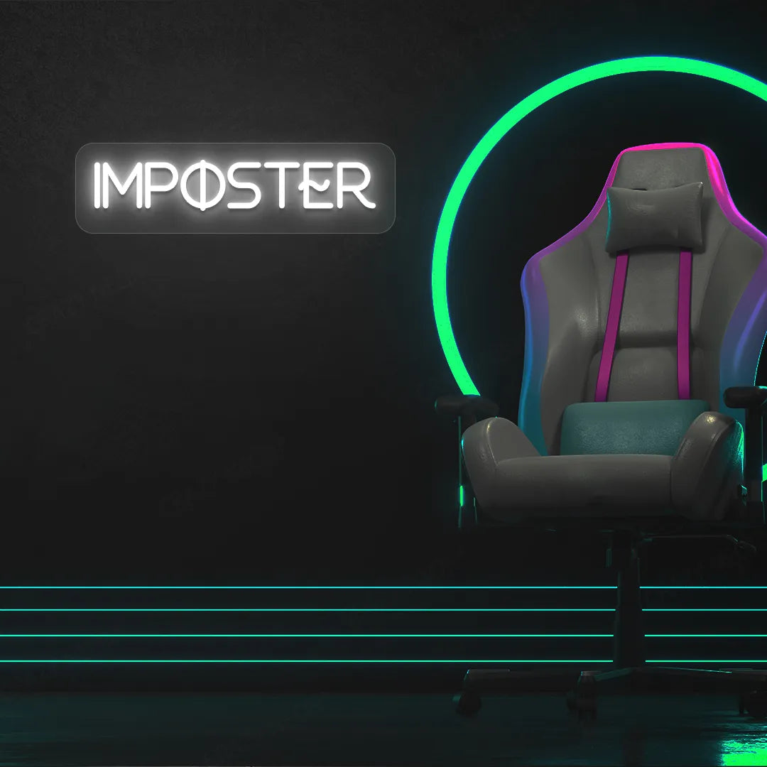 Imposter Neon Sign | White 