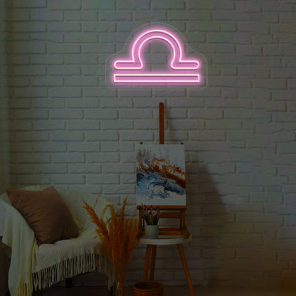 Libra Zodiac Neon Sign | CNUS013682 | Pink