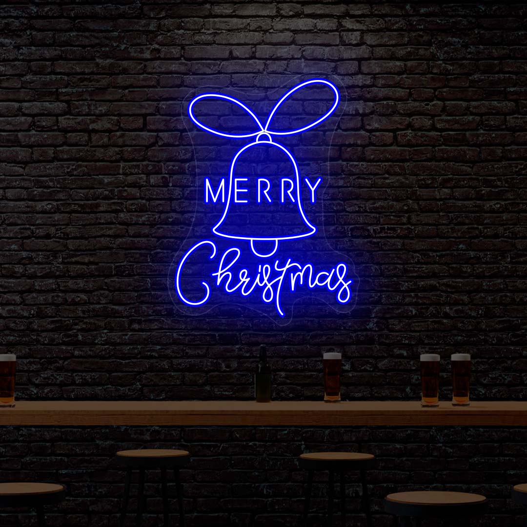 Jingle Bell - Merry Christmas Neon Sign