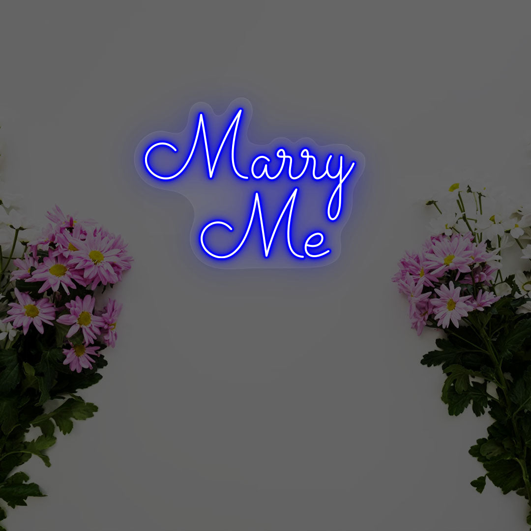 Marry Me Neon Sign