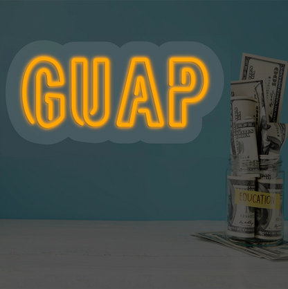 GUAP Neon Sign |  Orange