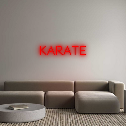 CN LED NEON: KARATE