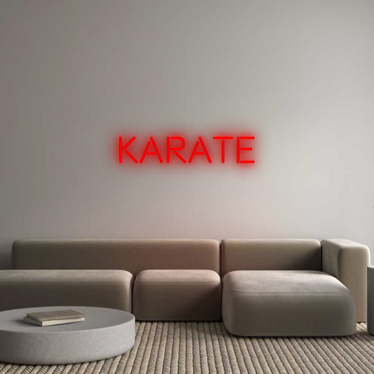 CN LED NEON: KARATE