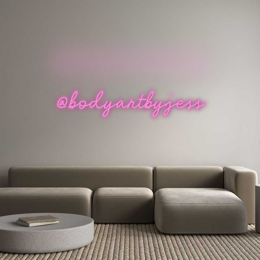 CN LED NEON: @bodyartbyjess