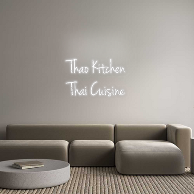 CN LED NEON: Thao Kitchen ...