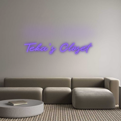 CN LED NEON: Teka's Closet