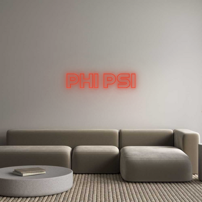 CN LED NEON: Phi Psi