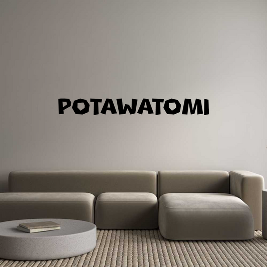 CN Acrylic Letter: Potawatomi