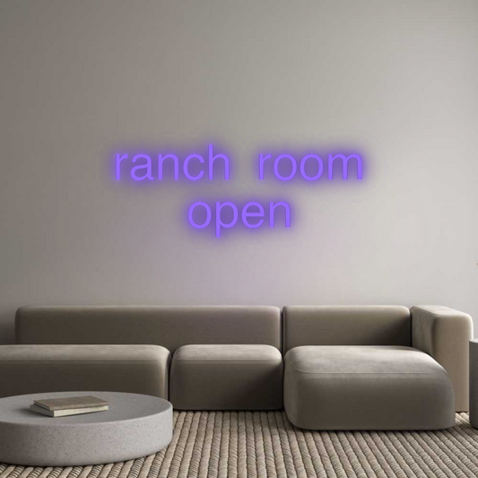 CN LED NEON: ranch  room
...