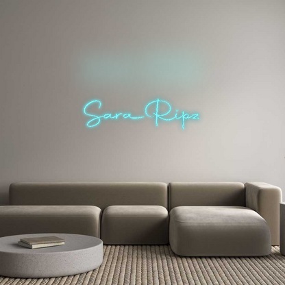 CN LED NEON: Sara Ripz
