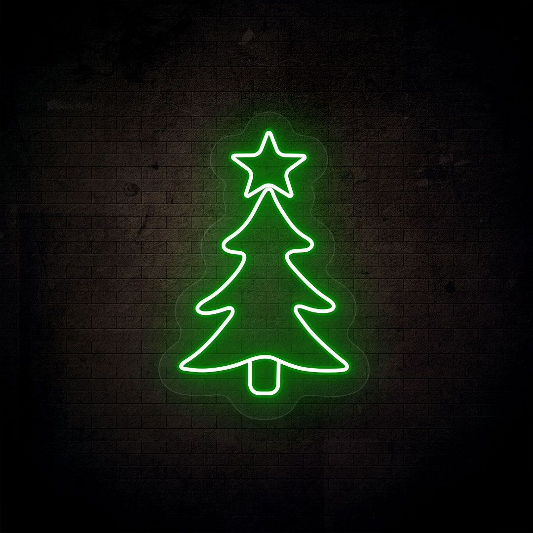 Christmas Tree Neon Sign | CNUS000083 | Green