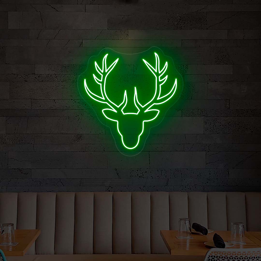 Reindeer Christmas Neon Sign