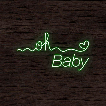 Oh Baby Neon Sign | CNUS000164