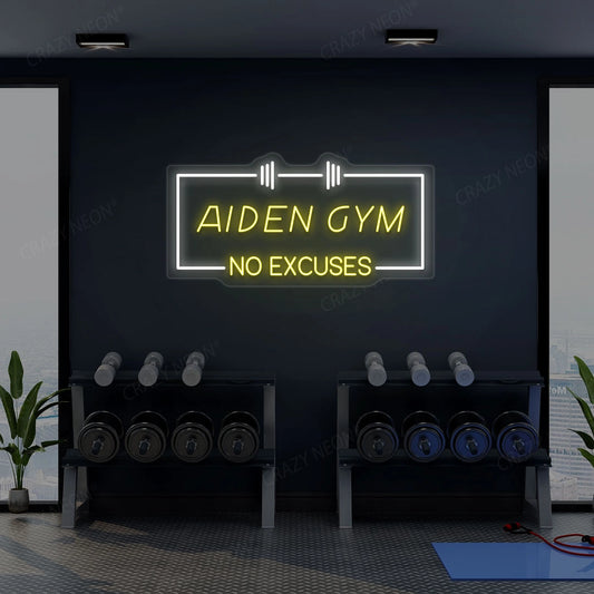 Personalized Gym Neon Sign