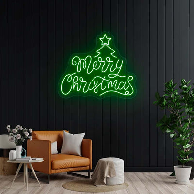 Merry Christmas Neon Sign