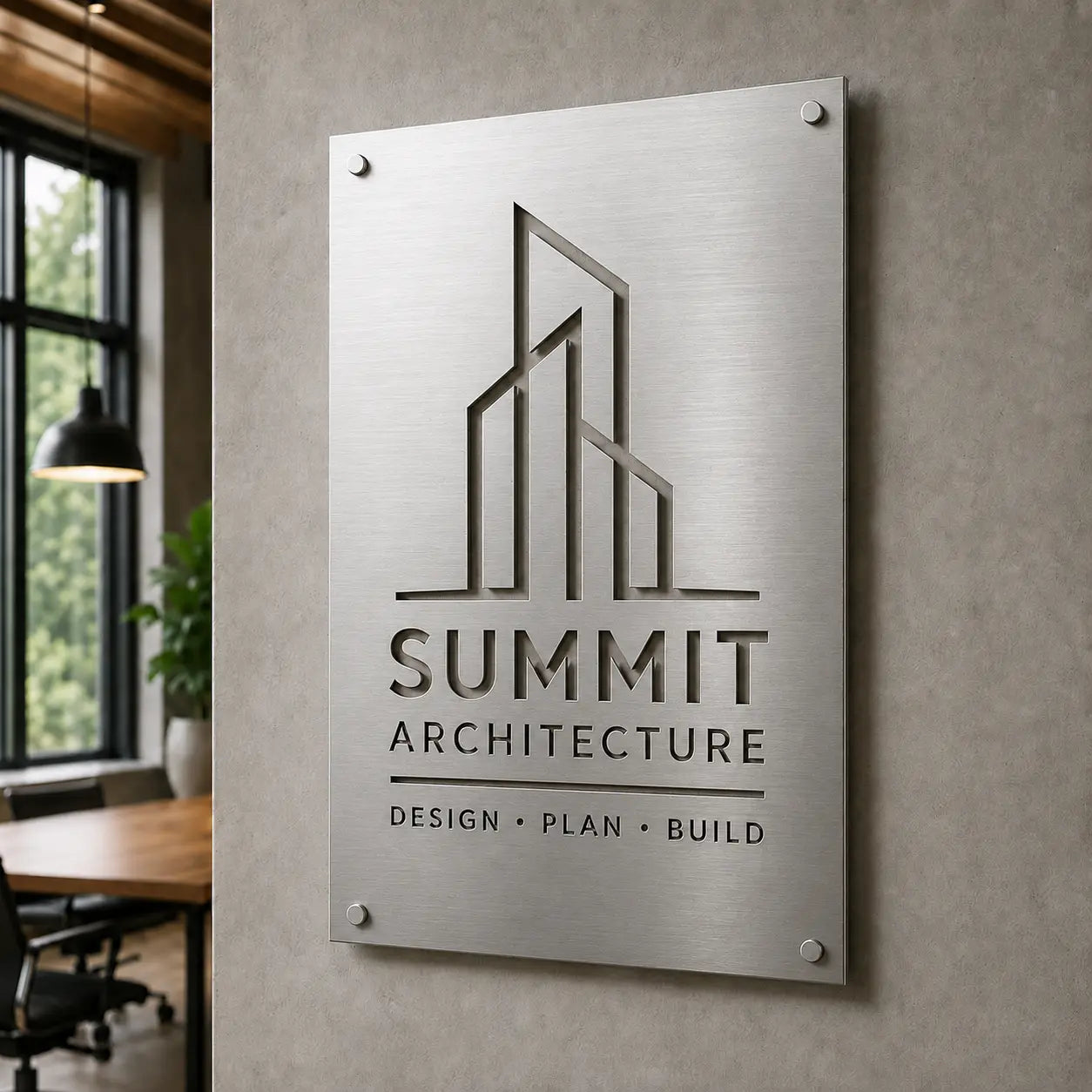 Custom Metal Logo Sign